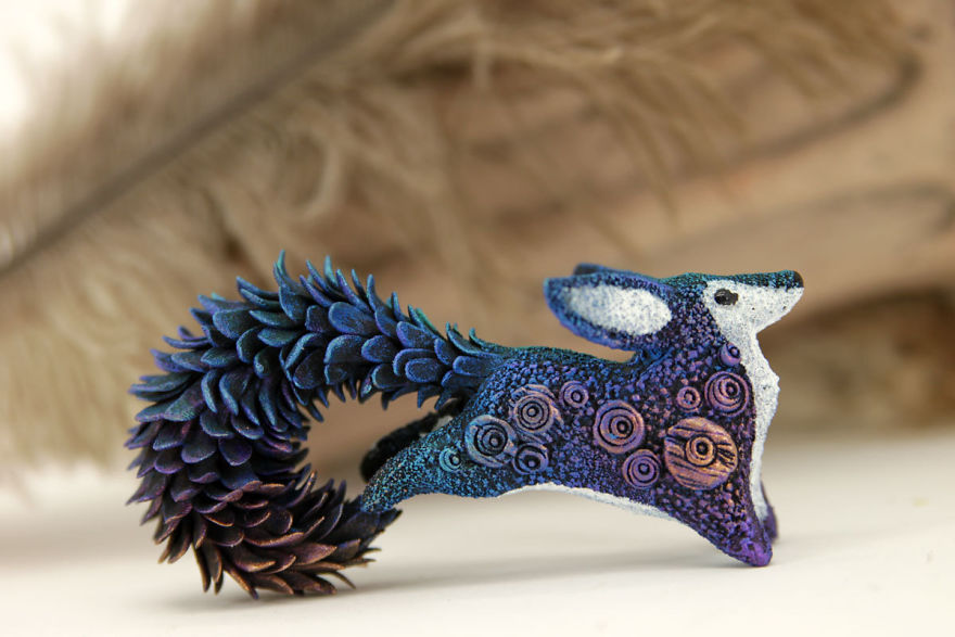 Superb Velvet Clay Sculptures Of imagined mythical Animals By Evgeny Hontor 28
