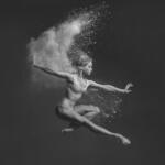 Explosive dance: amazing portraits of classical dancers hopping in the flour by Alexander Yakovlev