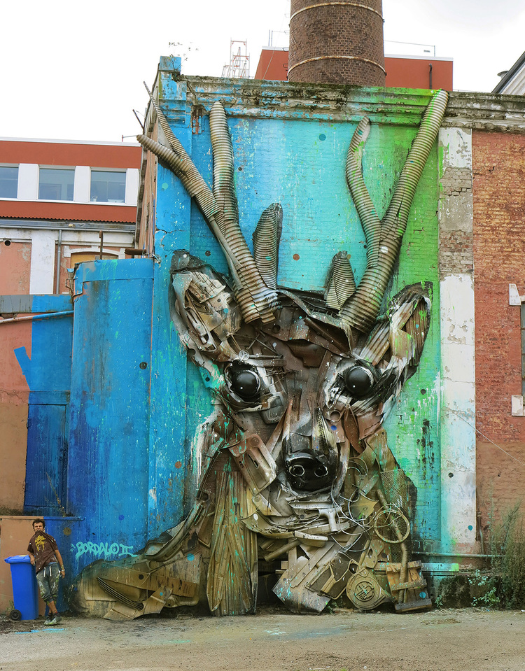 Big Trash Animals Giant Animal Assemblages Made From Garbage By Bordalo Ii 1
