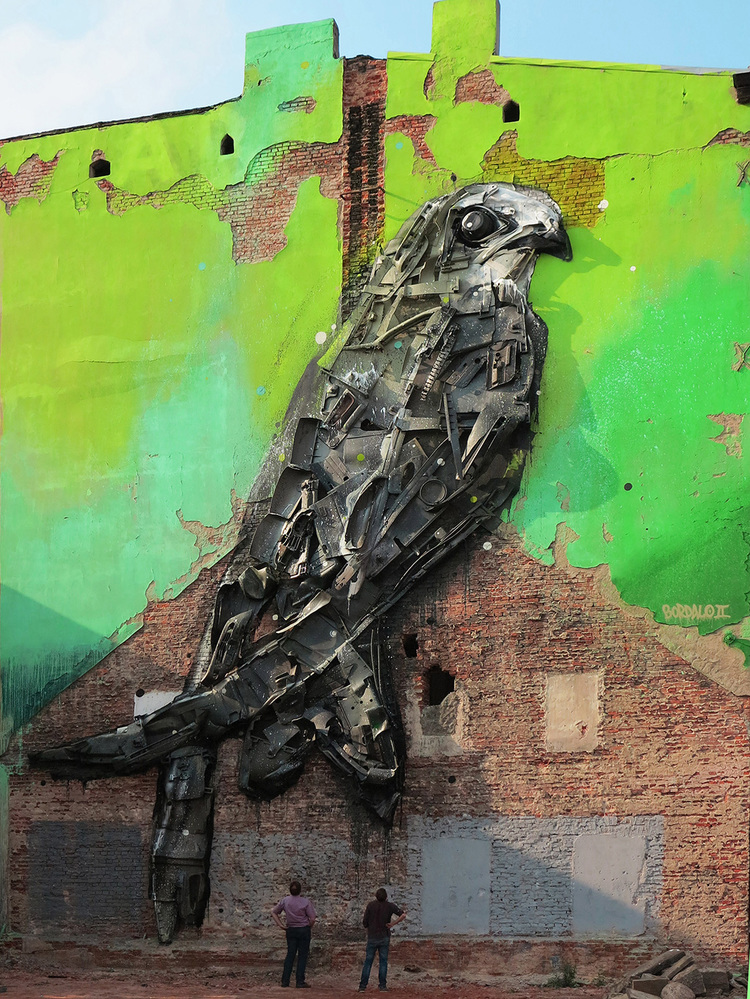 Big Trash Animals Giant Animal Assemblages Made From Garbage By Bordalo Ii 27