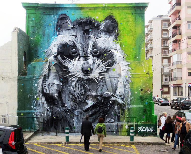Big Trash Animals Giant Animal Assemblages Made From Garbage By Bordalo Ii 28
