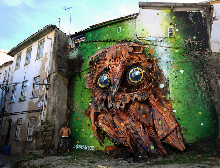Big Trash Animals Giant Animal Assemblages Made From Garbage By Bordalo Ii 30