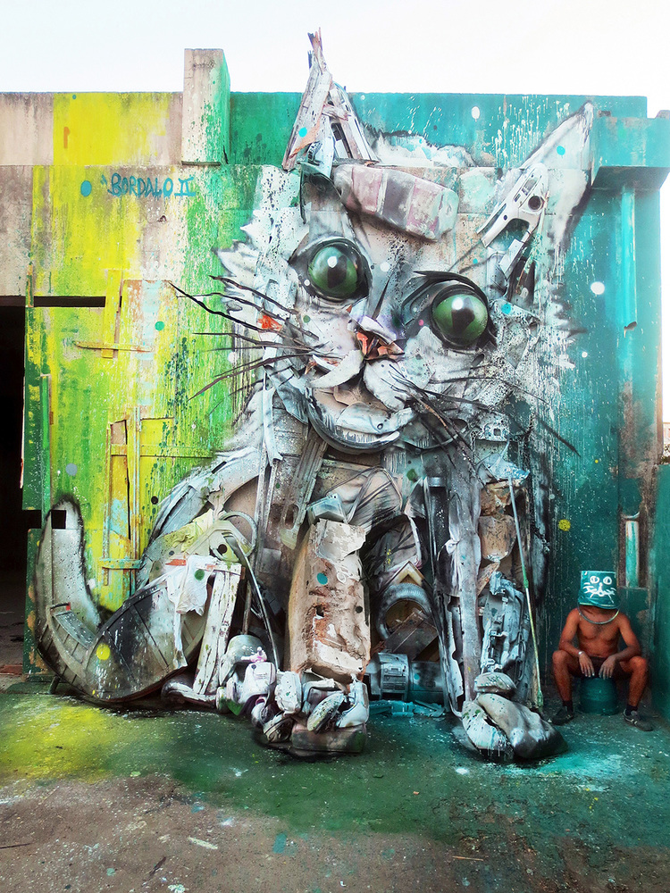 Big Trash Animals Giant Animal Assemblages Made From Garbage By Bordalo Ii 34