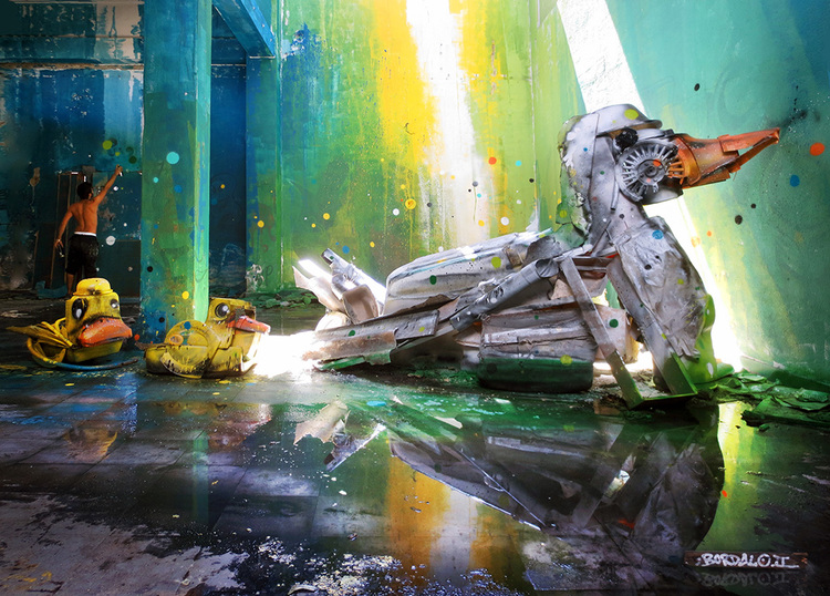 Big Trash Animals Giant Animal Assemblages Made From Garbage By Bordalo Ii 37