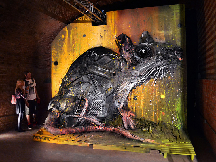 Big Trash Animals Giant Animal Assemblages Made From Garbage By Bordalo Ii 38