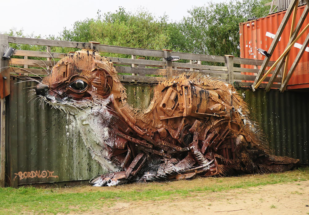Big Trash Animals Giant Animal Assemblages Made From Garbage By Bordalo Ii 44