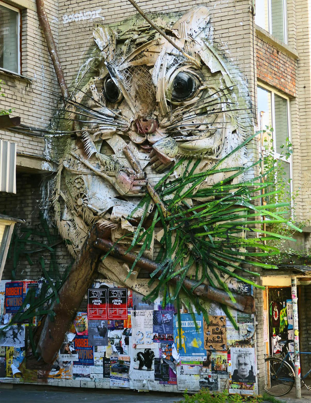 Big Trash Animals Giant Animal Assemblages Made From Garbage By Bordalo Ii 46