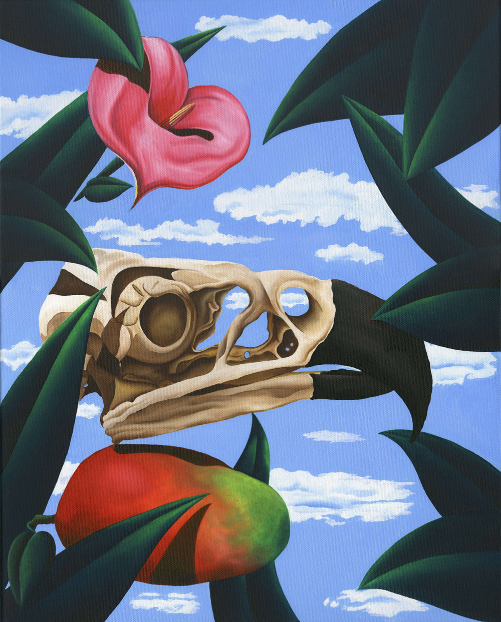 Elegant Chaos Vibrant Surrealist Paintings Of Tropical Fauna And Flora By Anthony Padilla 6