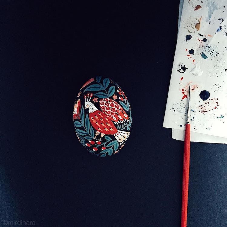 Enchanting Easter Eggs Beautifully Illustrated With Folk Art Motifs By Dinara Mirtalipova 13