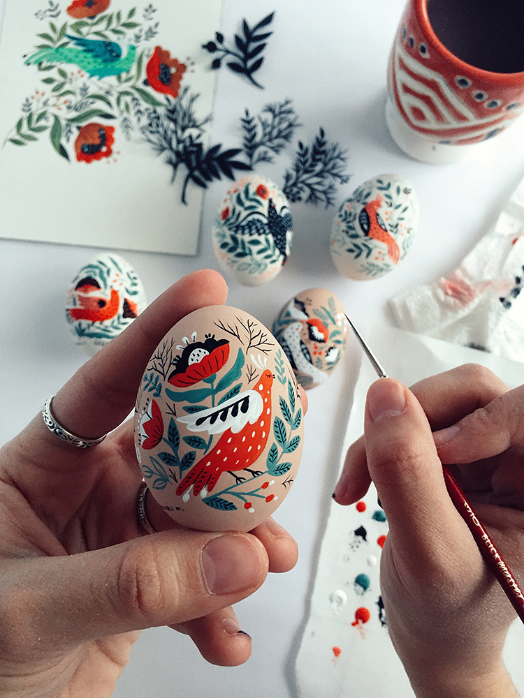 Enchanting Easter Eggs Beautifully Illustrated With Folk Art Motifs By Dinara Mirtalipova 6
