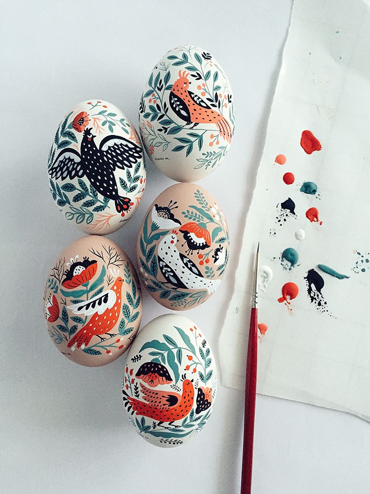 Enchanting Easter Eggs Beautifully Illustrated With Folk Art Motifs By Dinara Mirtalipova 8