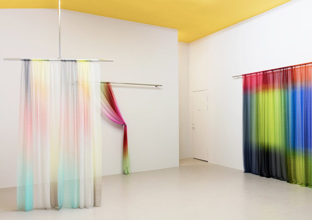 Equilibrum A Superb And Original Installation Of Colored Silk By Justin Morin 9
