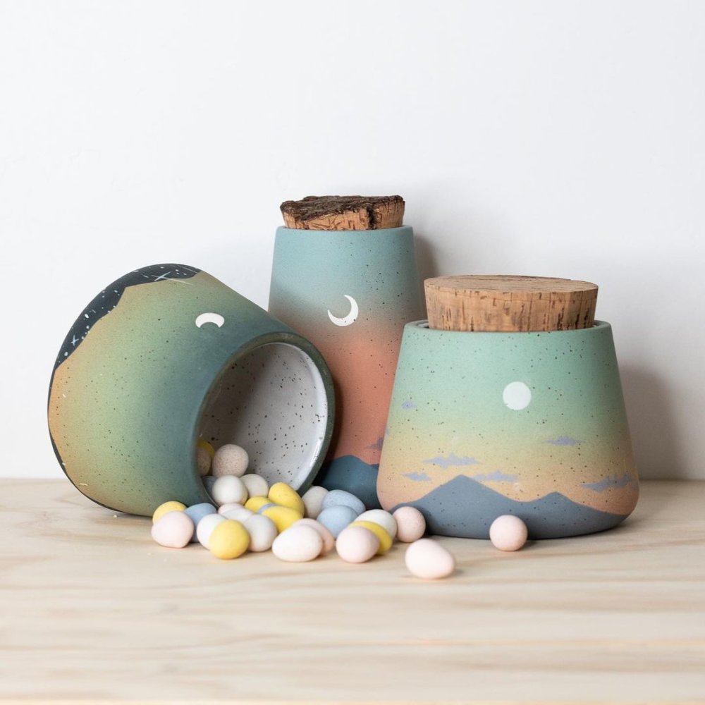 Gorgeous Handmade Ceramic Mugs Kettle And Bowls That Illustrate Magical Landscapes By Callahan Ceramics 3