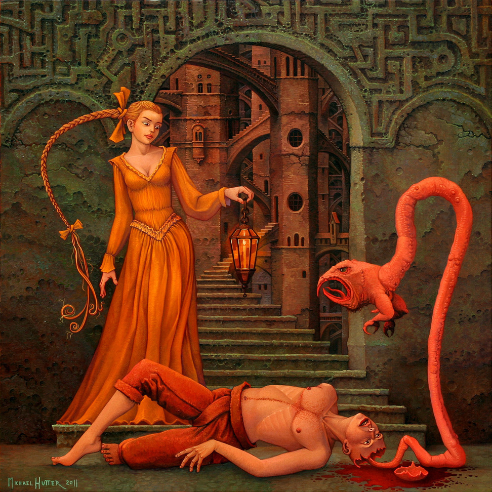 Paradisiacal Hells The Lush Strange And Surreal Worlds Of Michael Hutter 8