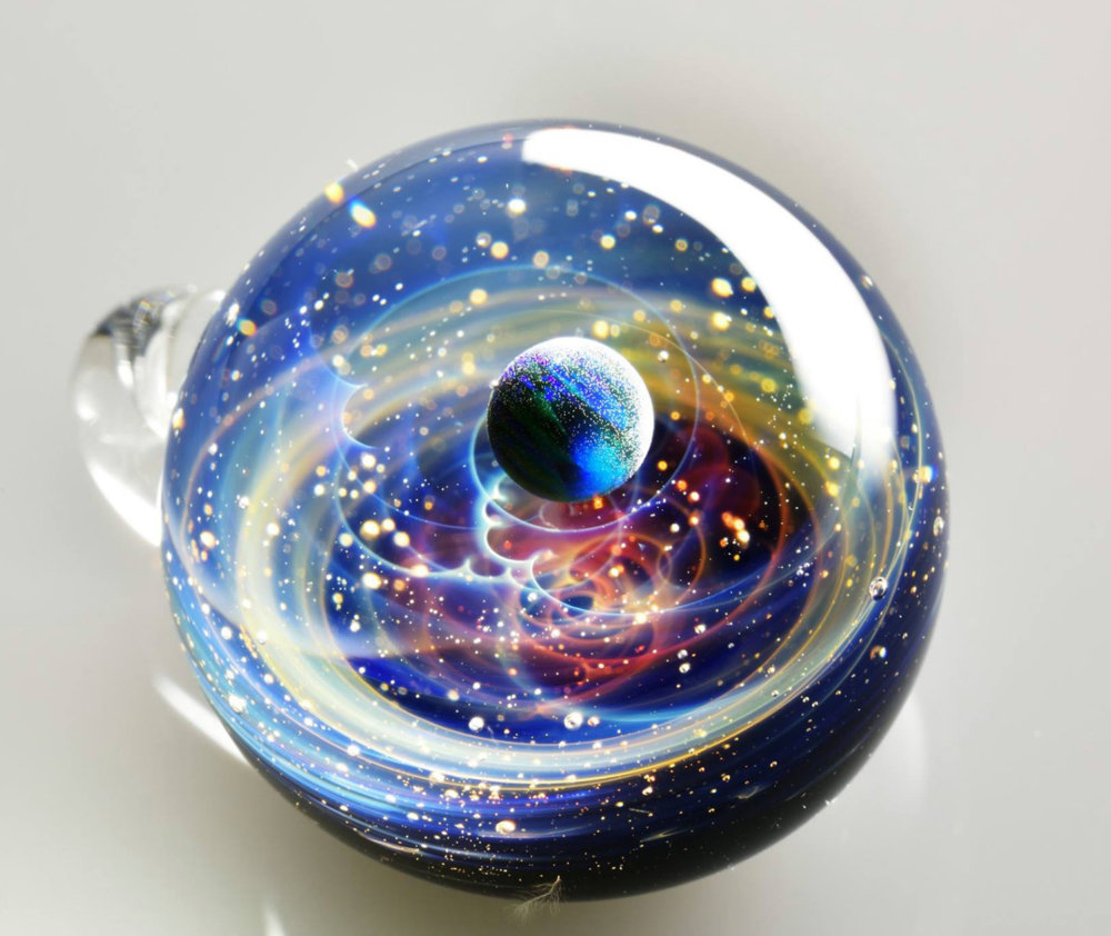 Pocket Universes: the incredible galaxies encased in glass spheres by Satoshi Tomizu