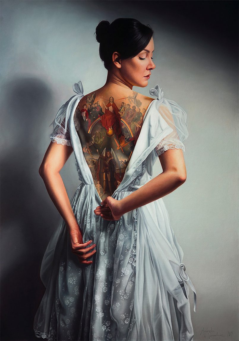 Skin As Canvas Marvelous Hyper Realist Paintings By Agnieszka Nienartowicz 10
