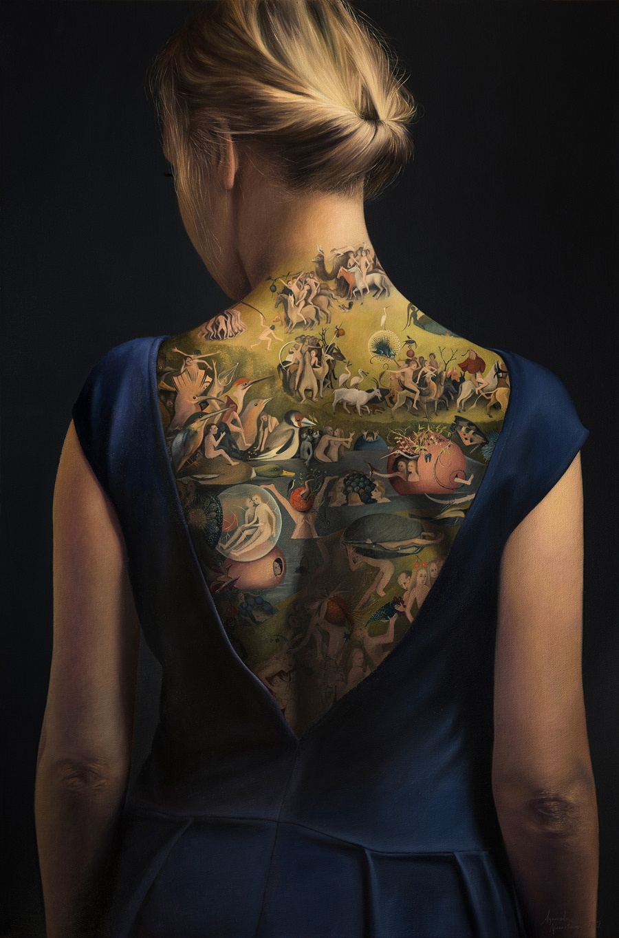 Skin As Canvas Marvelous Hyper Realist Paintings By Agnieszka Nienartowicz 17