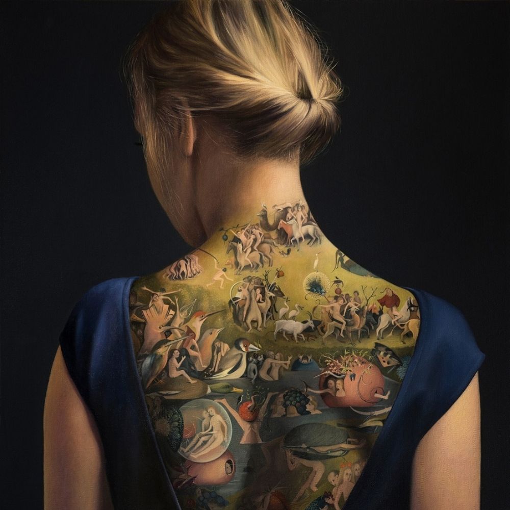 Skin as canvas: marvelous hyper-realistic paintings by Agnieszka Nienartowicz