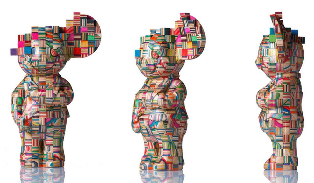Stunning Colorful Sculptures Made Out Of Old Skateboards By Haroshi 23