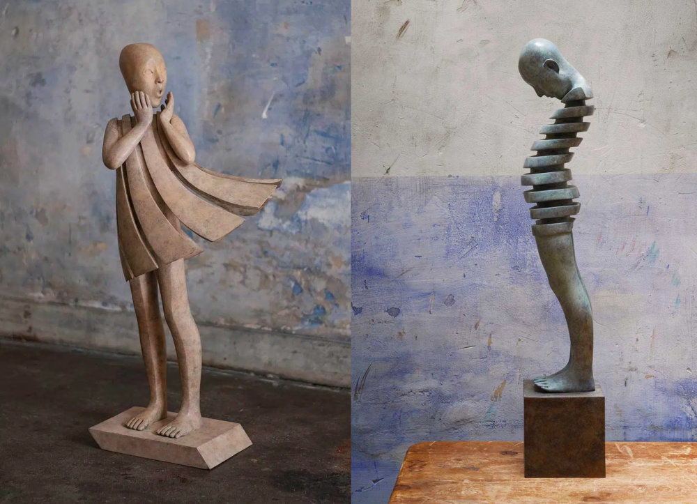 Surreal Figurative Bronze Sculptures By Isabel Miramontes 7