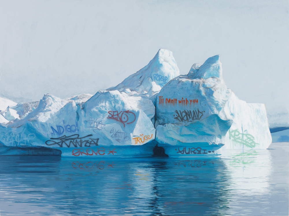 Surreal Human Print Speculative Paintings Of Graffiti Made On Unlikely Places By Josh Keyes 6