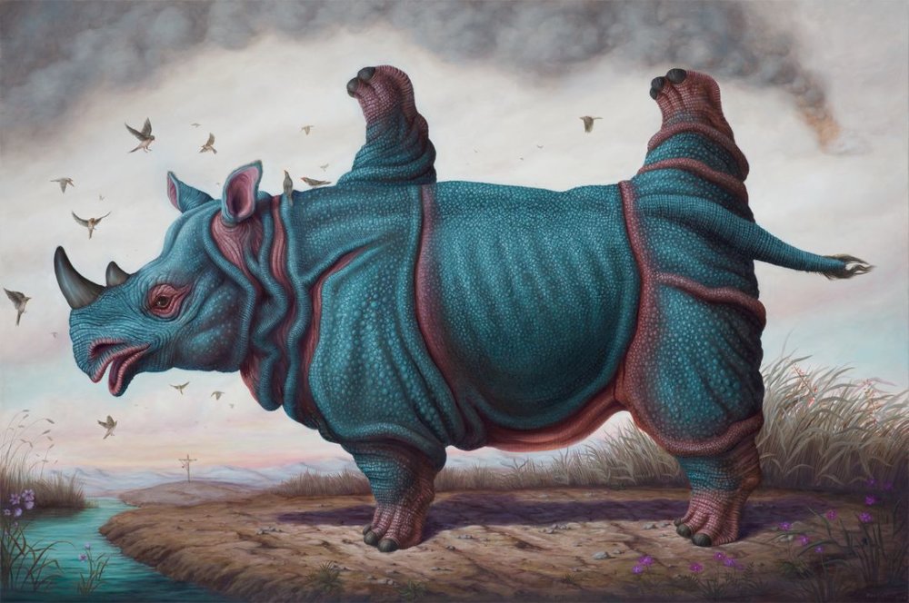 The Absurdly Distorted And Twisted Animal Paintings Of Bruno Pontiroli 10
