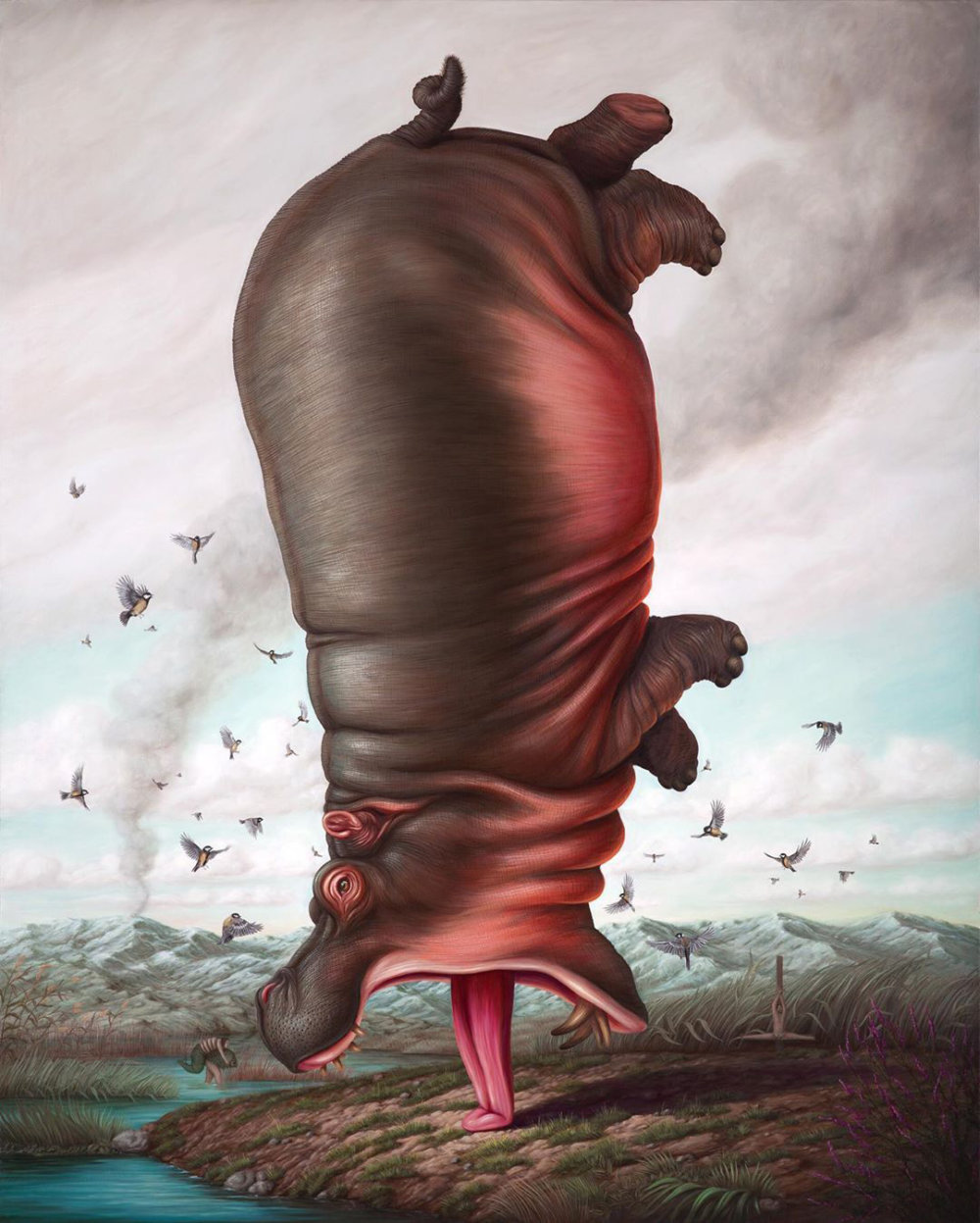 The Absurdly Distorted And Twisted Animal Paintings Of Bruno Pontiroli 14