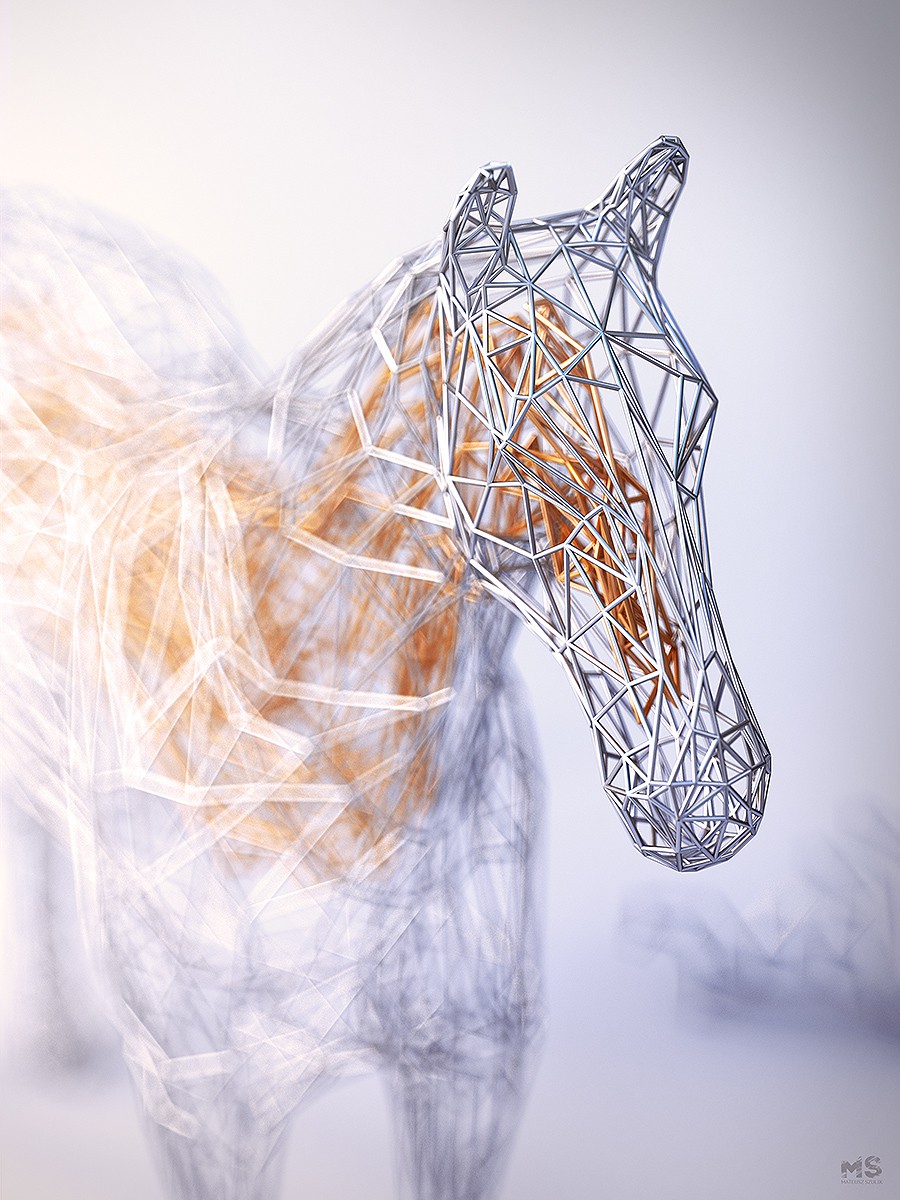 The Wires Beautiful Digital Sculptures By Matt Szulik 11