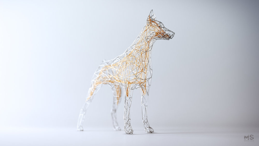 The Wires Beautiful Digital Sculptures By Matt Szulik 2