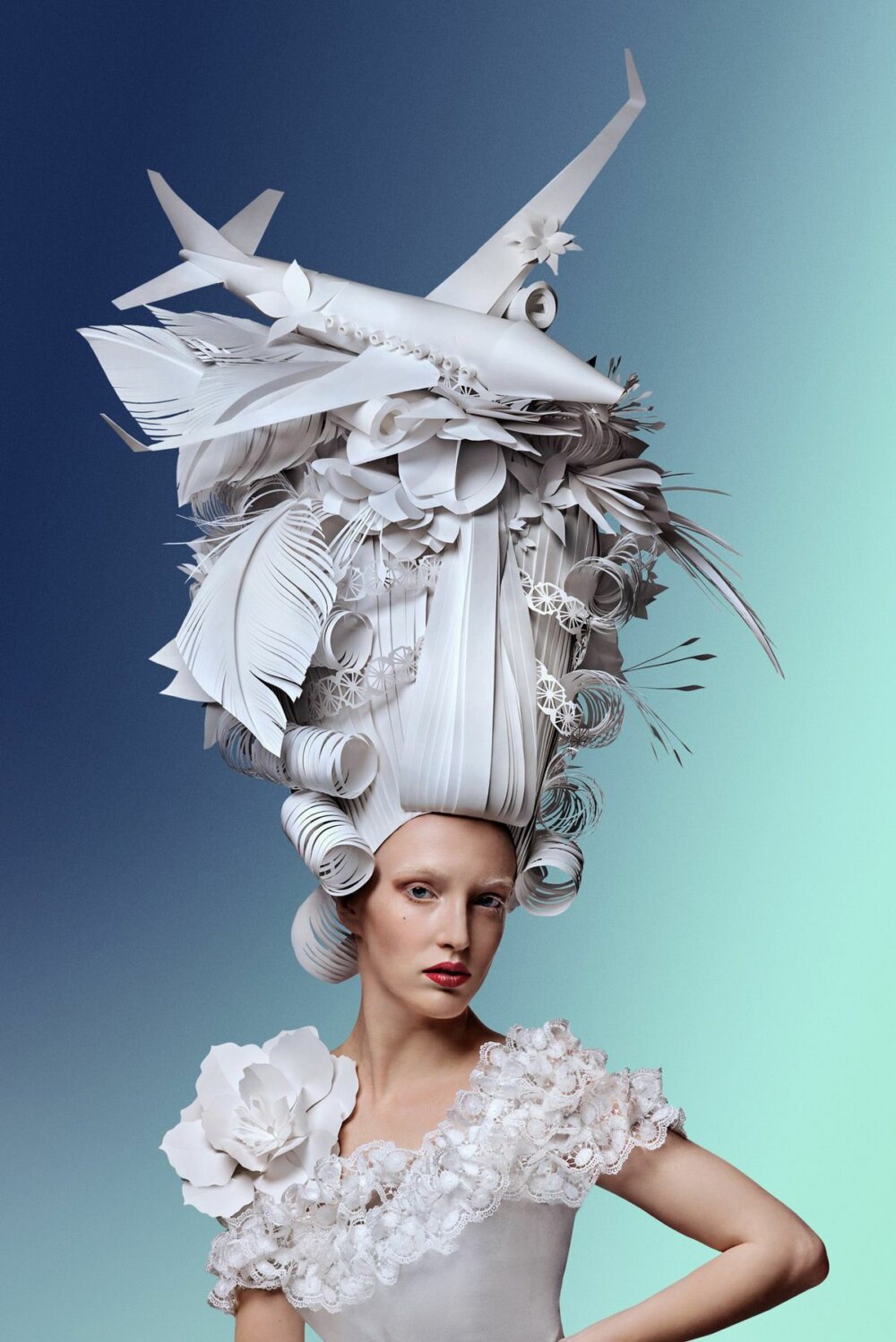 Attachment: Baroque Paper Wigs Splendid Paper Art By Asya Kozina 9 ...