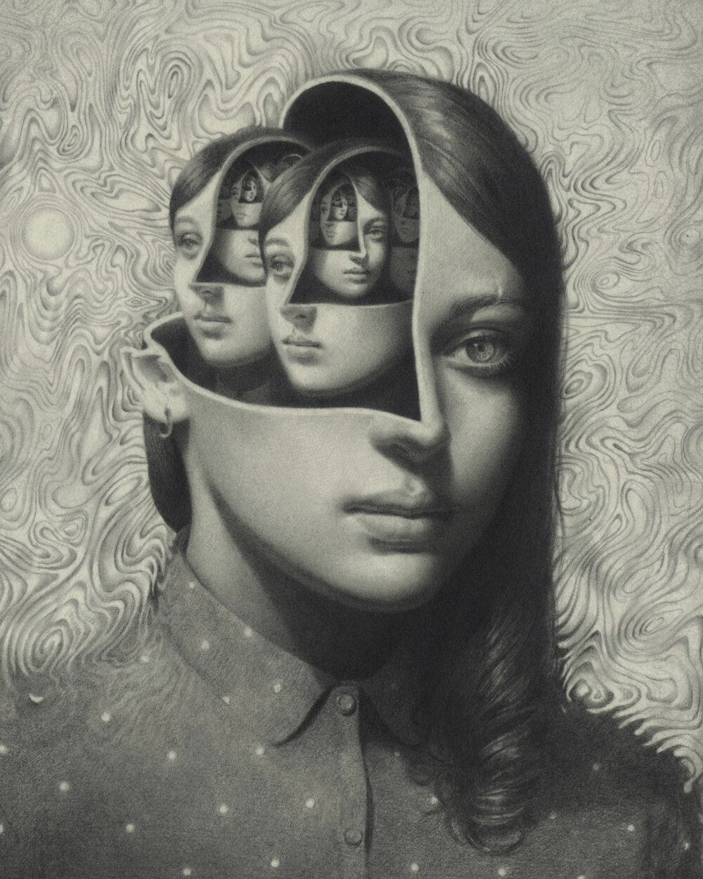 Deepest Feelings Mesmerizing Surrealist Oil And Graphite Portraits By Miles Johnston 1