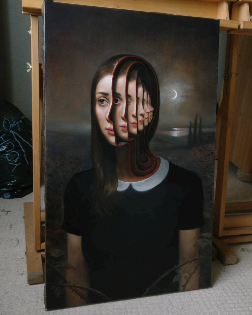 Deepest Feelings Mesmerizing Surrealist Oil And Graphite Portraits By Miles Johnston 11