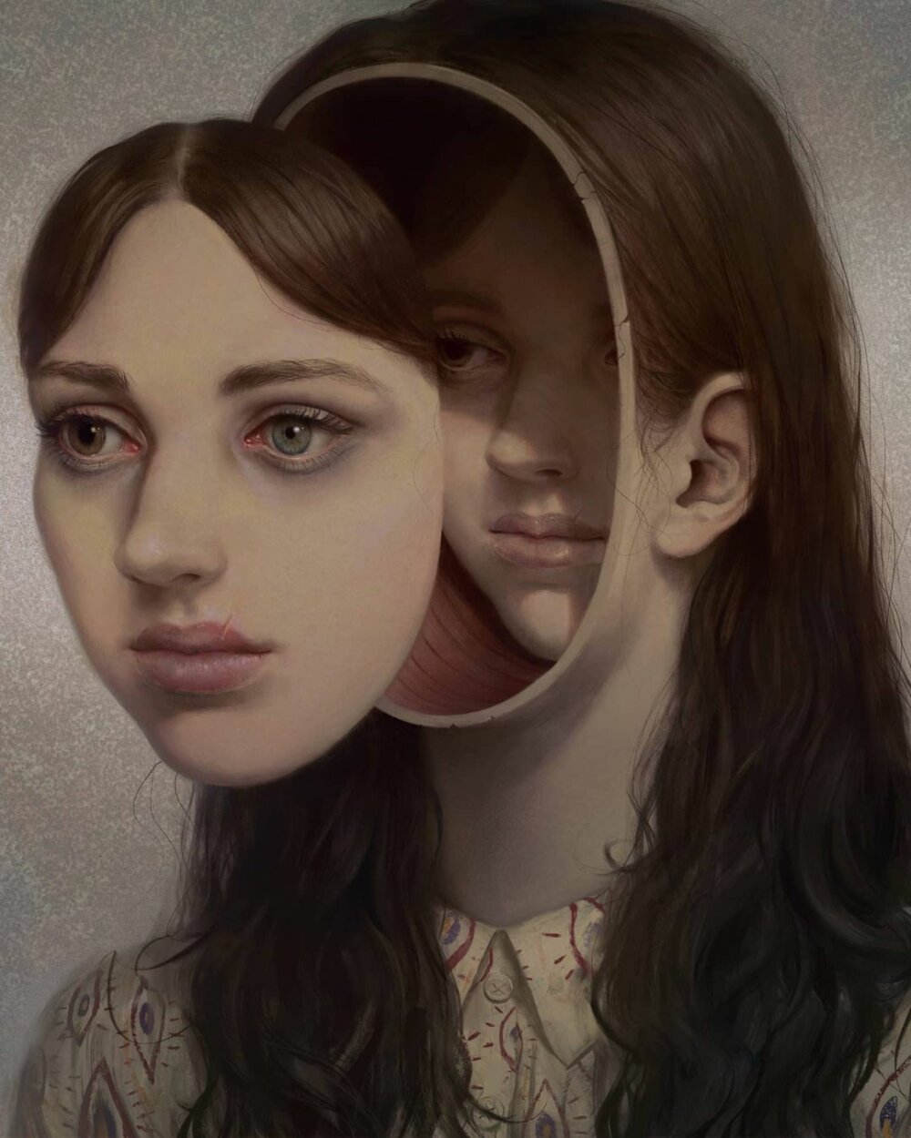 Deepest Feelings Mesmerizing Surrealist Oil And Graphite Portraits By Miles Johnston 15