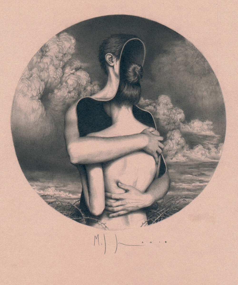 Deepest Feelings Mesmerizing Surrealist Oil And Graphite Portraits By Miles Johnston 4