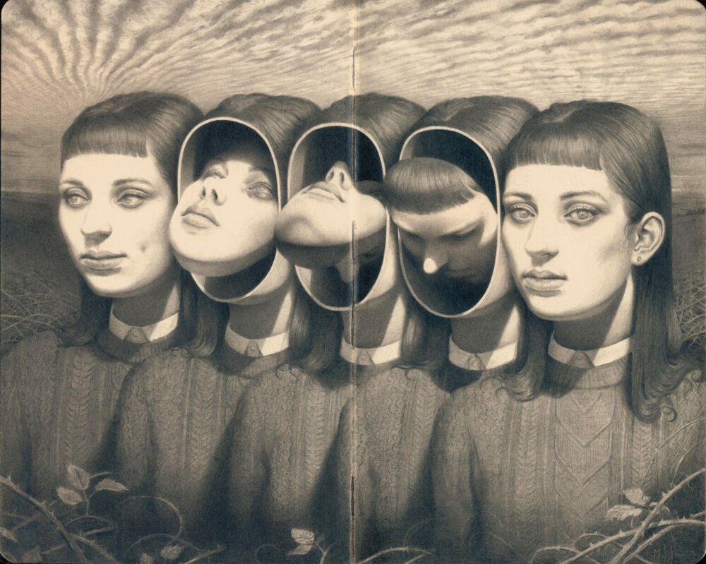 Deepest Feelings Mesmerizing Surrealist Oil And Graphite Portraits By Miles Johnston 5