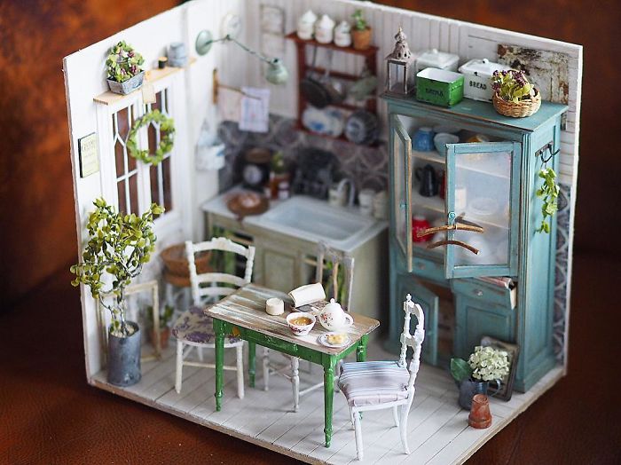 Enchanting Miniature Antique Dollhouse Furniture By Kiyomi 25