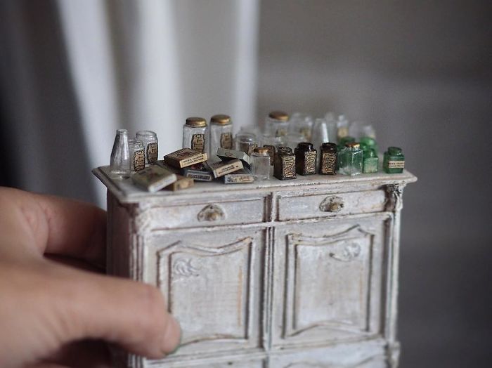 Enchanting Miniature Antique Dollhouse Furniture By Kiyomi 30
