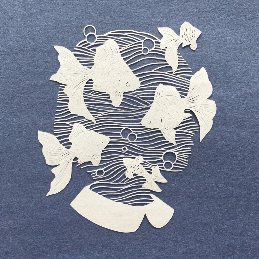 Gorgeous Papercuts Of People Silhouettes Fused With Natural Landscapes By Kanako Abe 2