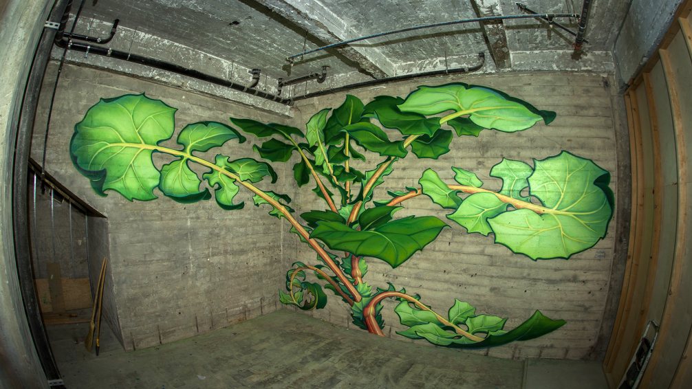 Marvelous Giant Murals Of Weeds In Bloom By Mona Caron 11