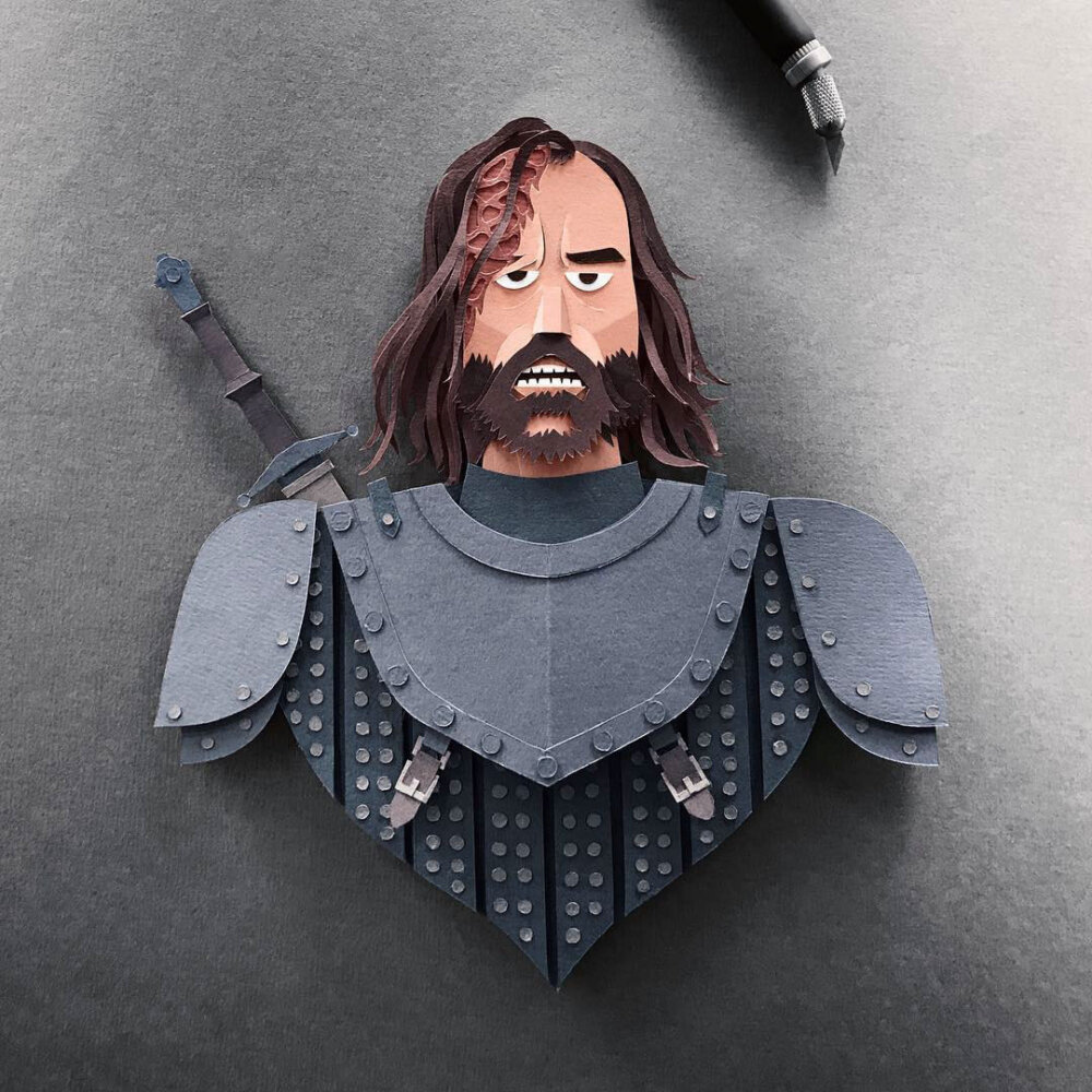Meticulous Paper Cutting Illustrations Of Pop Culture Icons By Robbin Gregorio 8