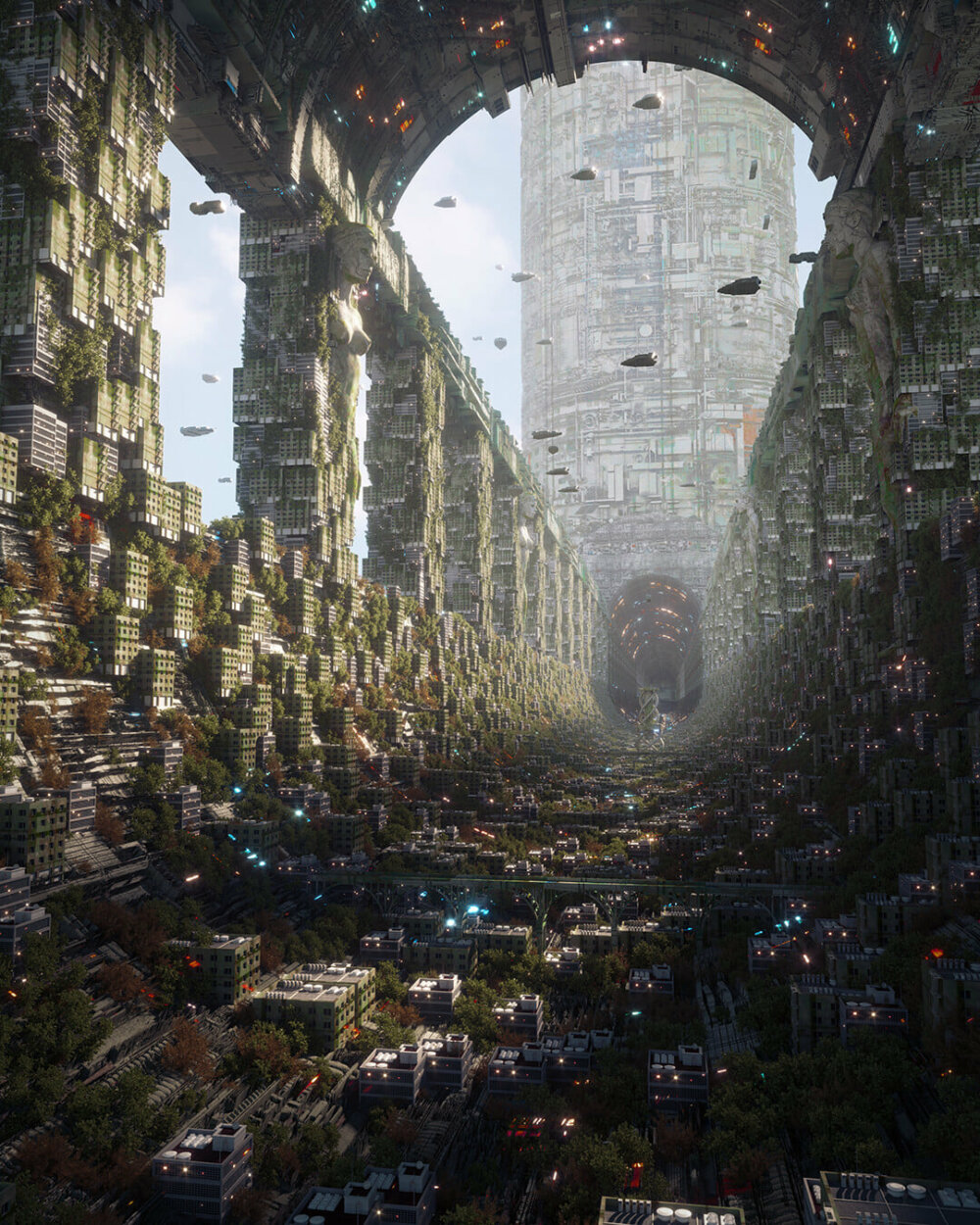 Overpopulated The Dystopian Cities And Futuristic Landscapes Of Annibale Siconolfi 12