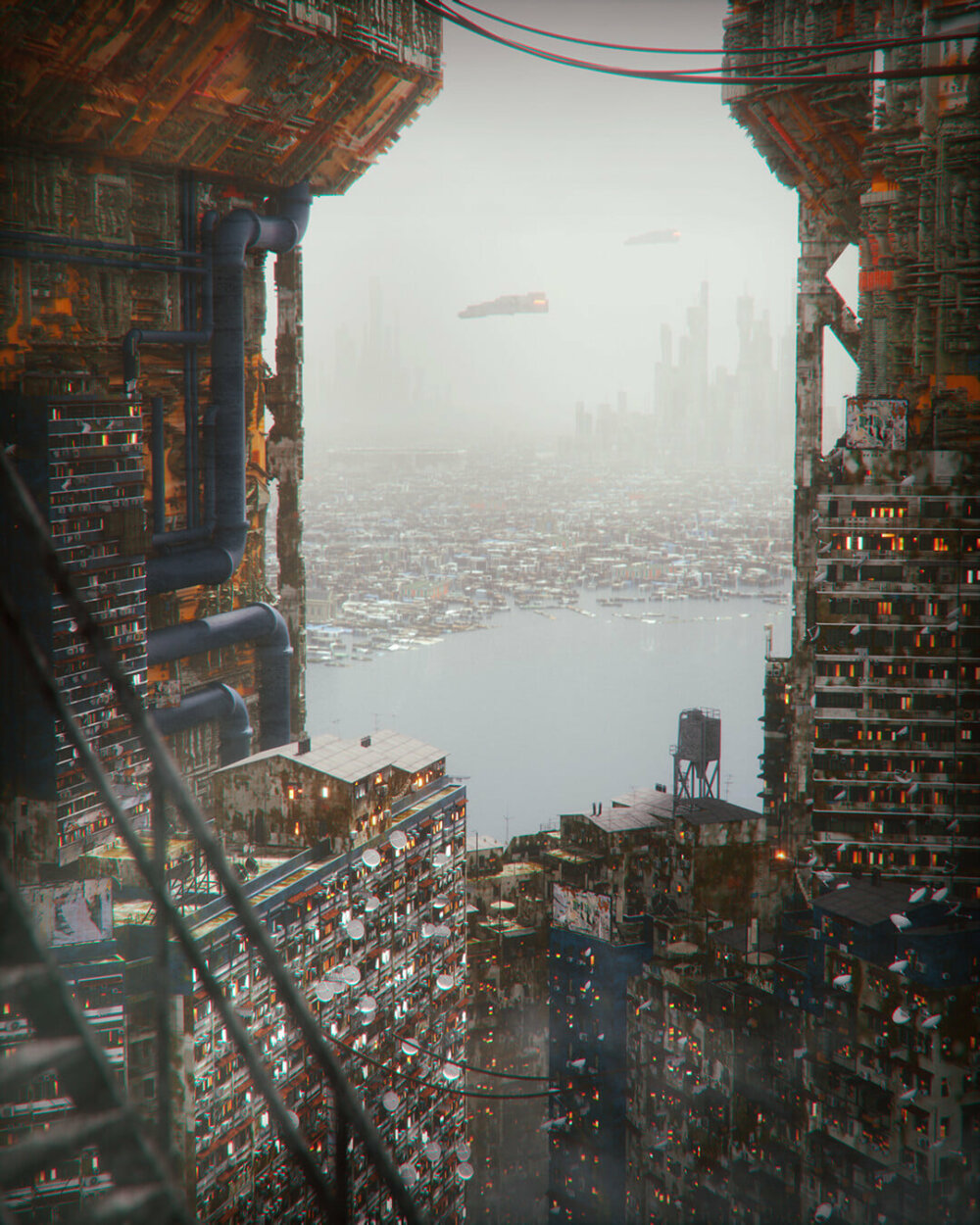 Overpopulated The Dystopian Cities And Futuristic Landscapes Of Annibale Siconolfi 3