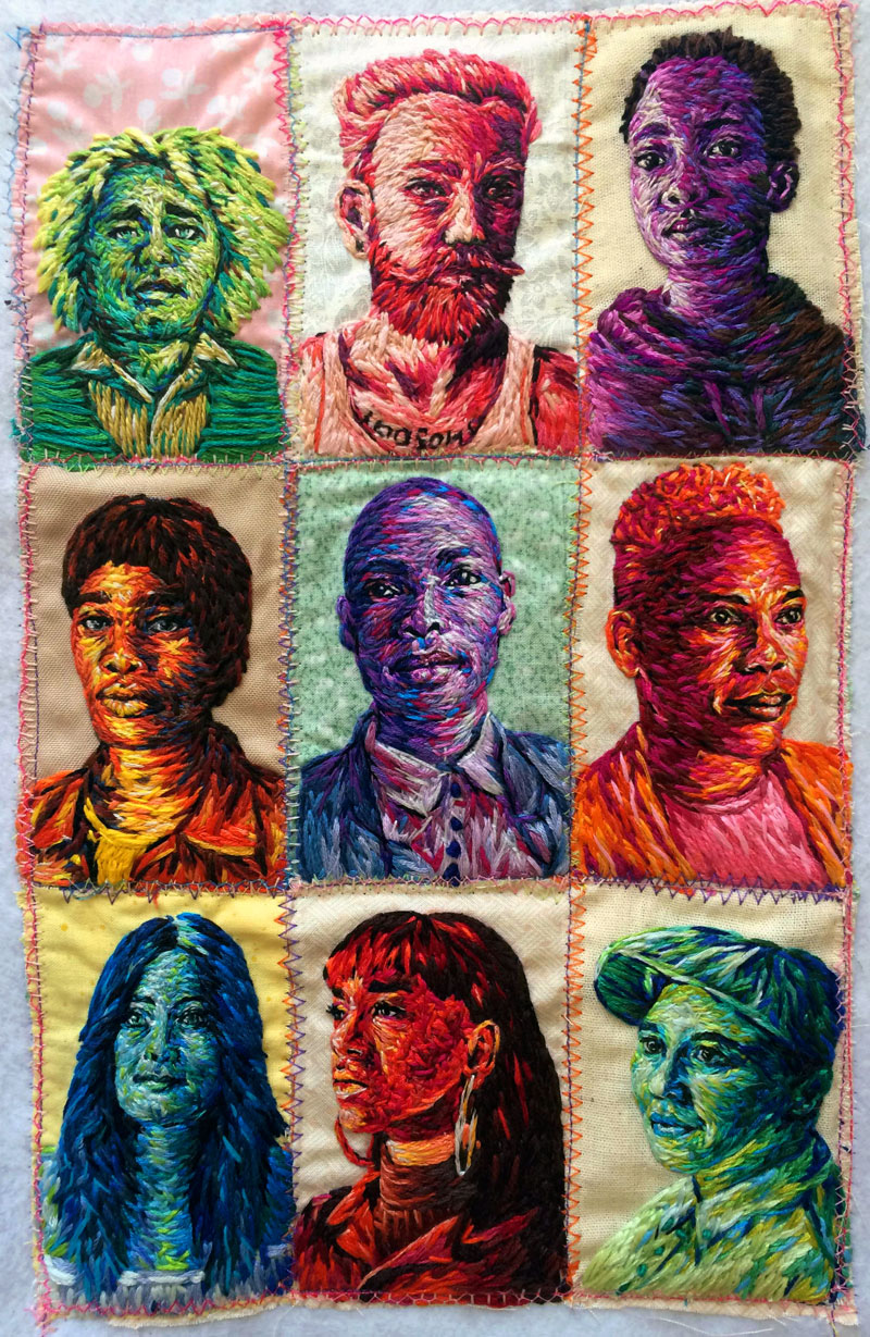 Queer Africa 2 Colorful Embroidered Portraits By Danielle Clough 9