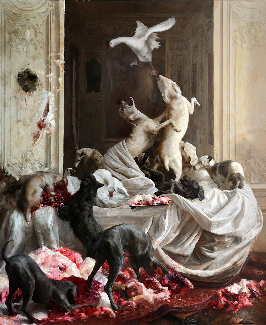 Somber And Surrealistic Baroque Like Paintings By Guillermo Lorca Garcia Huidobro 2