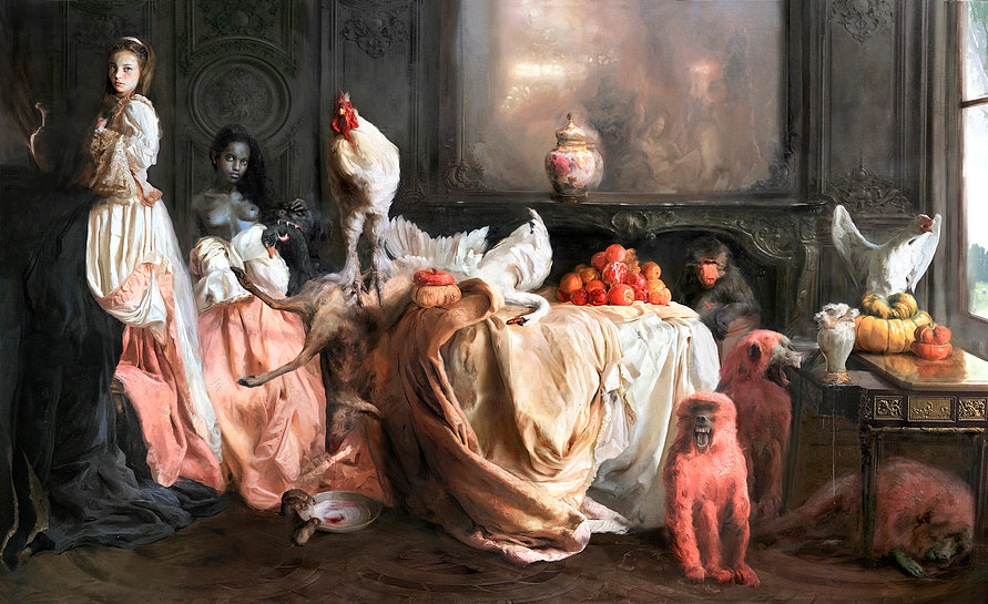 Somber And Surrealistic Baroque Like Paintings By Guillermo Lorca Garcia Huidobro 4