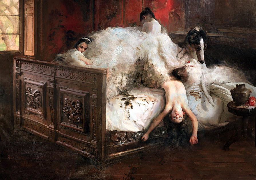 Somber And Surrealistic Baroque Like Paintings By Guillermo Lorca Garcia Huidobro 7
