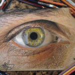 The stunningly hyper-realistic eyes pencil drawings of Jose Vergara