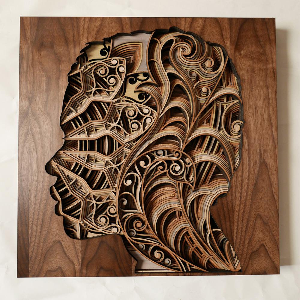 Stunning Laser Cut Wood Relief Sculptures By Gabriel Schama 12