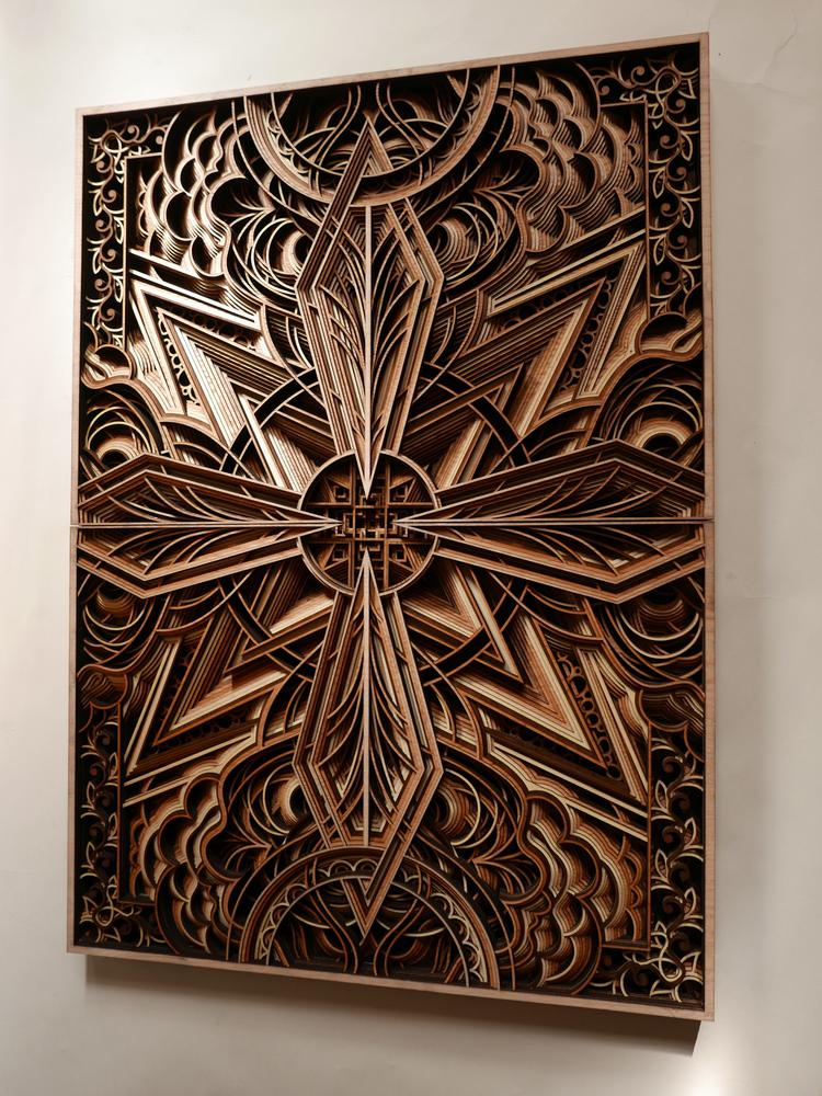 Stunning Laser Cut Wood Relief Sculptures By Gabriel Schama 25