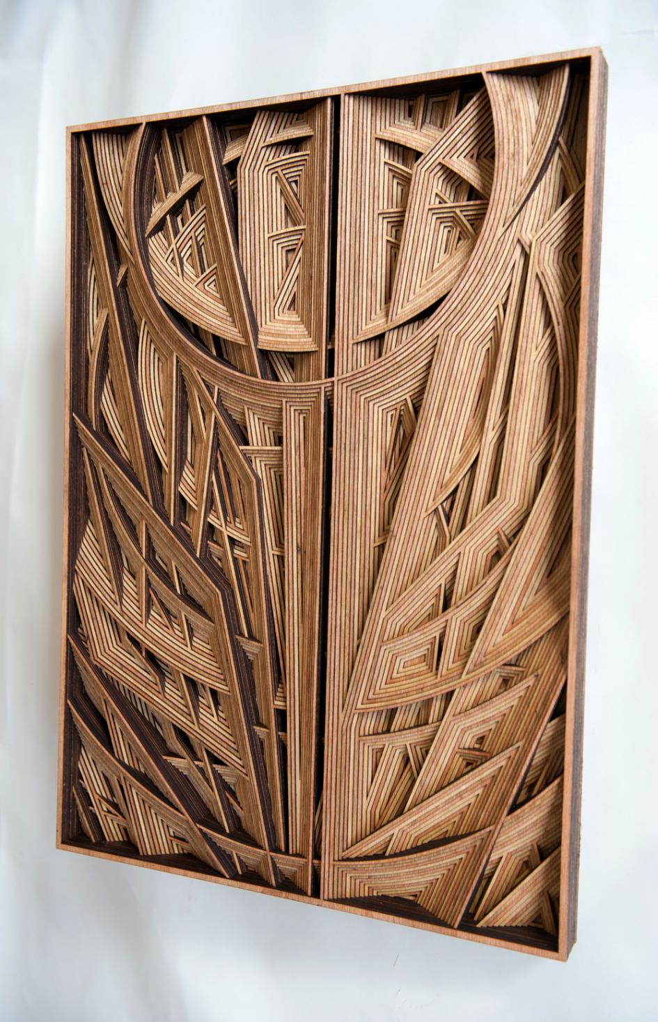 Stunning Laser Cut Wood Relief Sculptures By Gabriel Schama 5